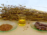 100% Pure Natural Organic Wholesale Linseed Oil Flaxseed Oil - фото 1