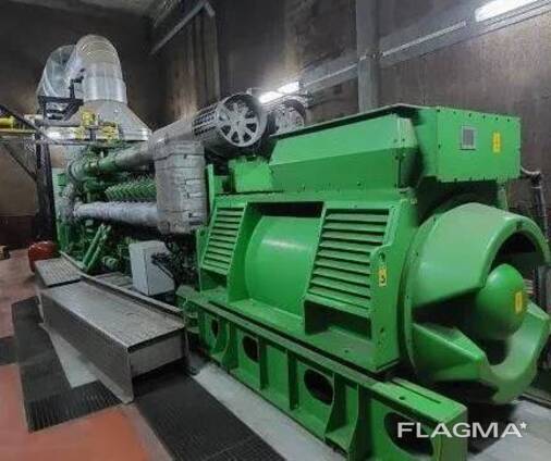 Brugt GPA Jenbacher JGS 620/612, 4 MW. , 2014, pyrolysegas