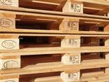 Double-Faced Euro Pallet 4-Way Entry Wood Material for Logistics Storage Warehouse - photo 1