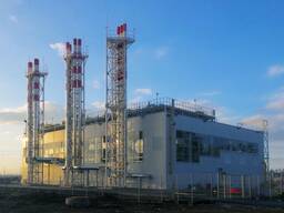 Gas power plant 9000 kW - 100 MW