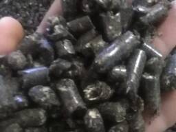 Пеллеты из лузги подсолнечника