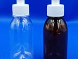 Plastic Bottle PET 120ml with PUSH-PULL Сap - photo 1