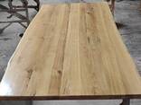 Solid oak countertops with a natural edge - photo 2