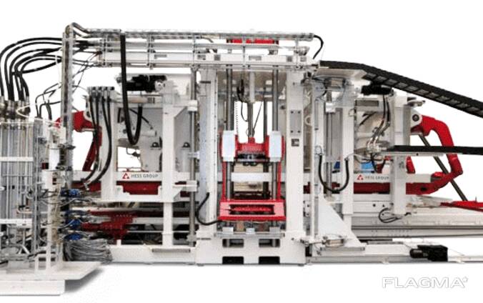 Used Hess Multimat RH 1000 vibratory compaction line (1200 m²), manufactured in 2008.
