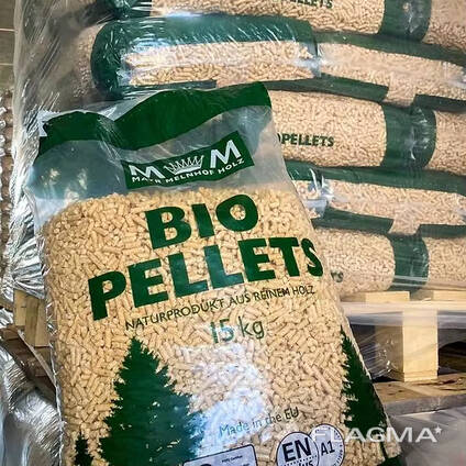 GRADE 1 Europe Wood Pellets 15 Kg Wood Pellet Din